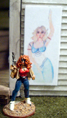 Conversion from 0068 Female biker. Auto shotgun