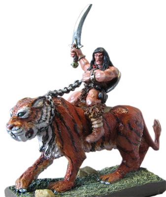 Hero Tiger Rider Ref: 0401
A mighty hero astride a mighty beast
Price (incl VAT):  �50 