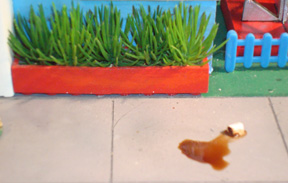 The best way to cover flaws in my workmanship
is to turn off the lights.