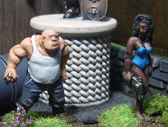 0080 Thug and 0085 Killer Bimbo. Magnum Mabel
